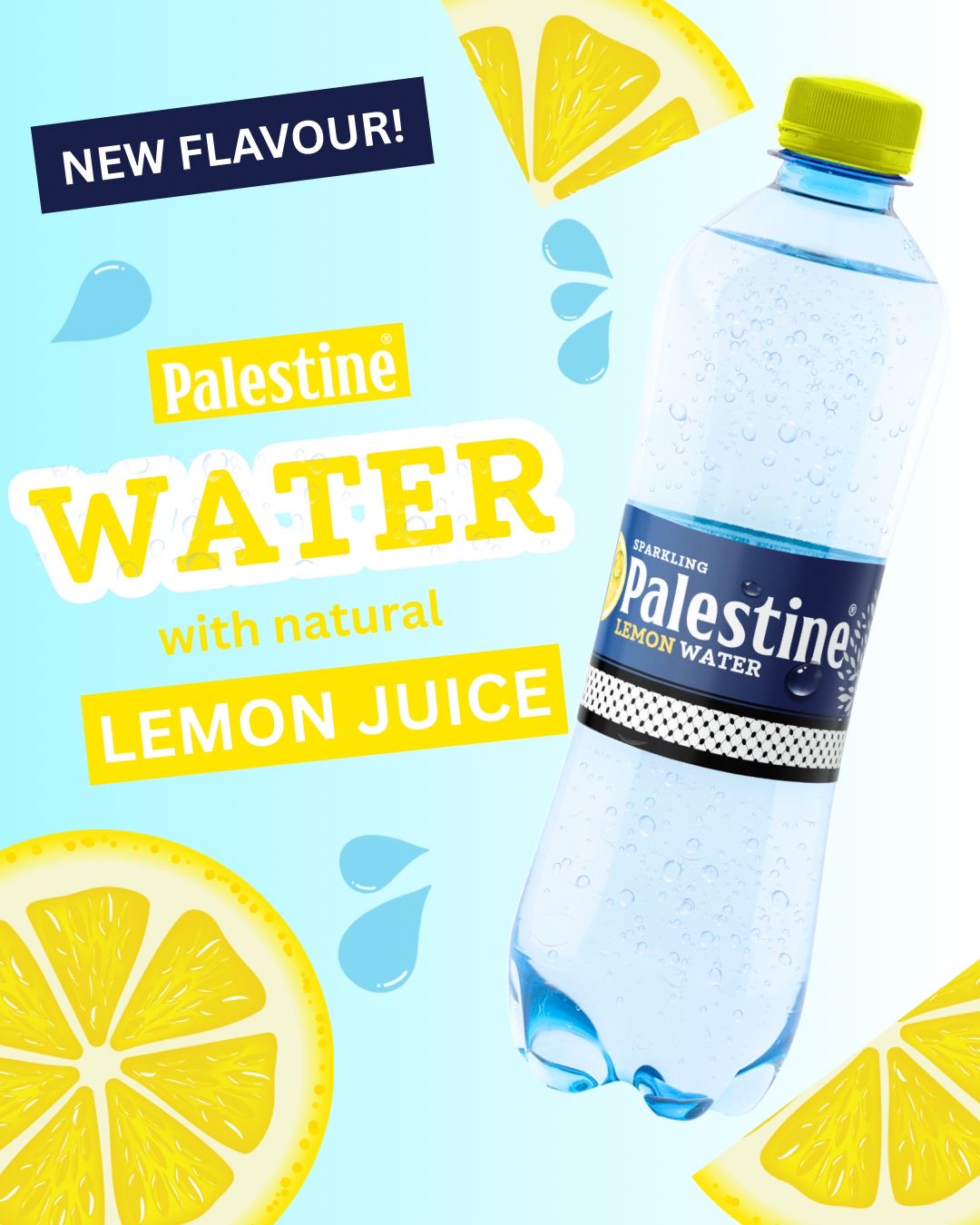 Palestine Drinks - Eau Gazeuse Citronné 50cl